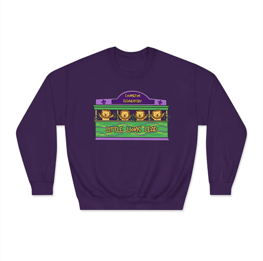 Covington elementary Mardi Gras Sweatshirt